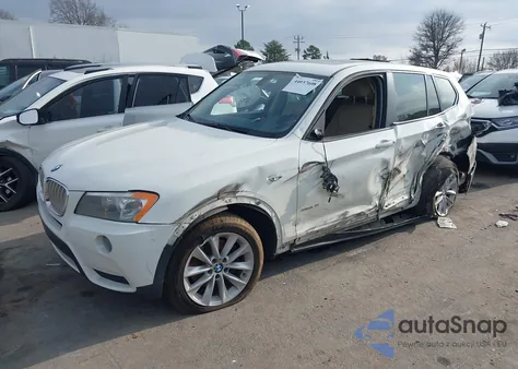 2013 BMW X3 xDrive28I from USA, damaged, VIN 5UXWX9C58D0A28783